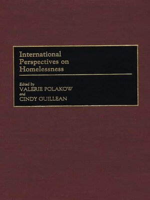 cover image of International Perspectives on Homelessness